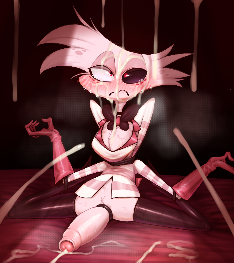 hazbin hotel dust from angel Foxy and mangle have a baby fanfiction