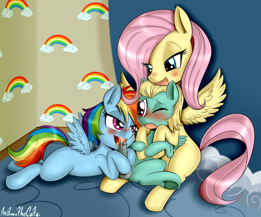rainbow dash fluttershy and mlp My little pony human base